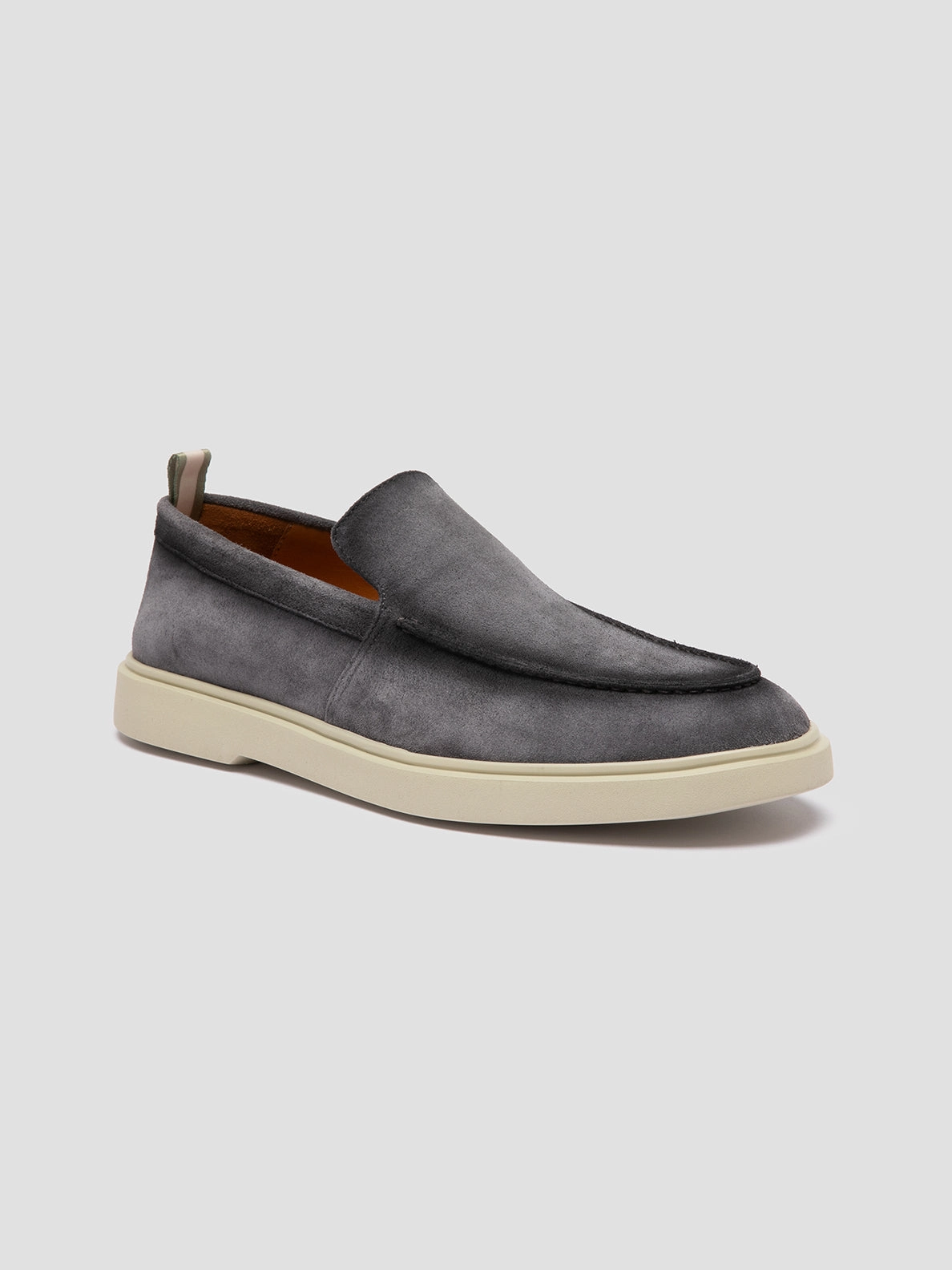 Shearling Loafers BONES 002 - Blue Suede Loafers