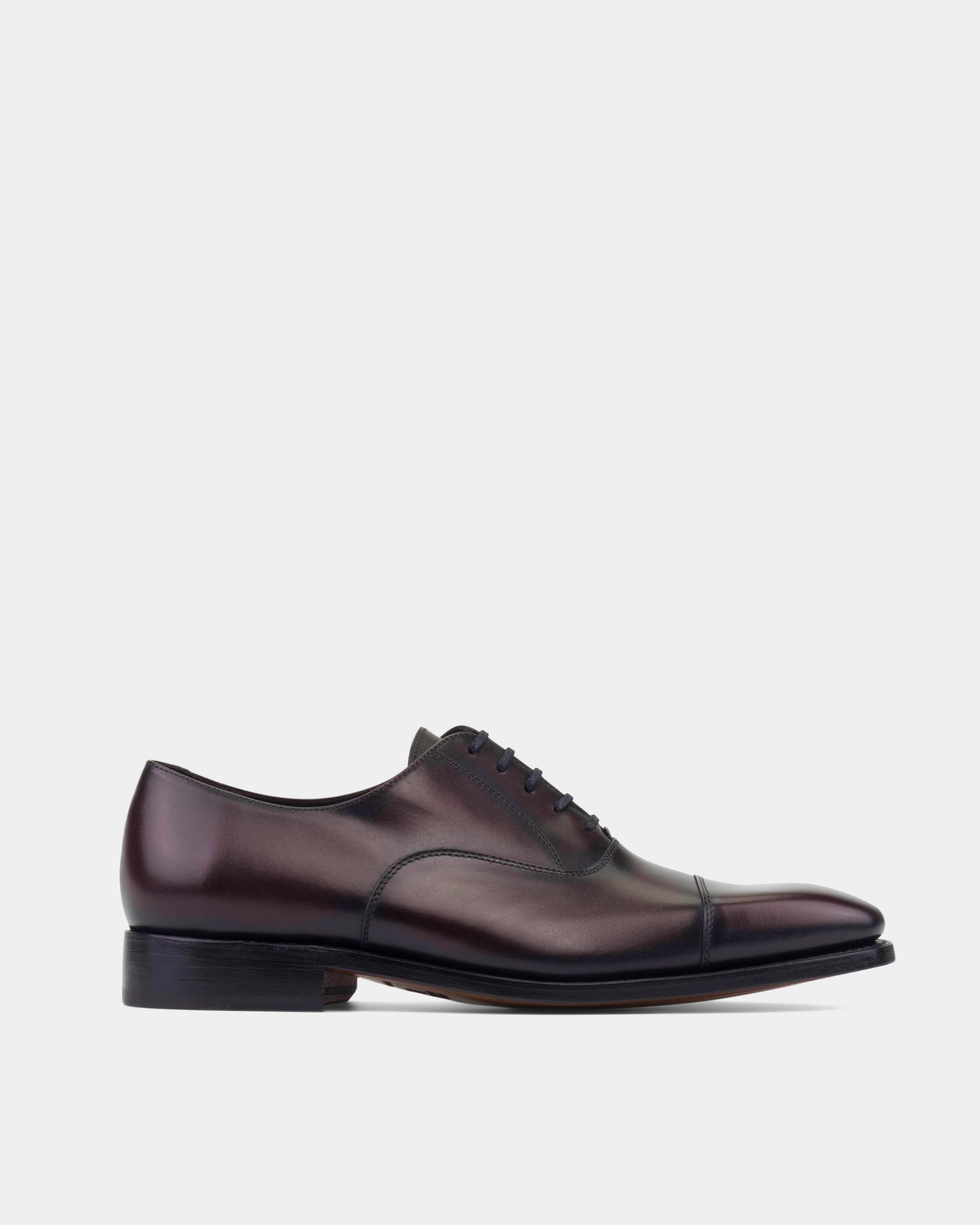 Ashford Oxblood Cap Toe Oxford - 722 Bass Shoes Oxfords