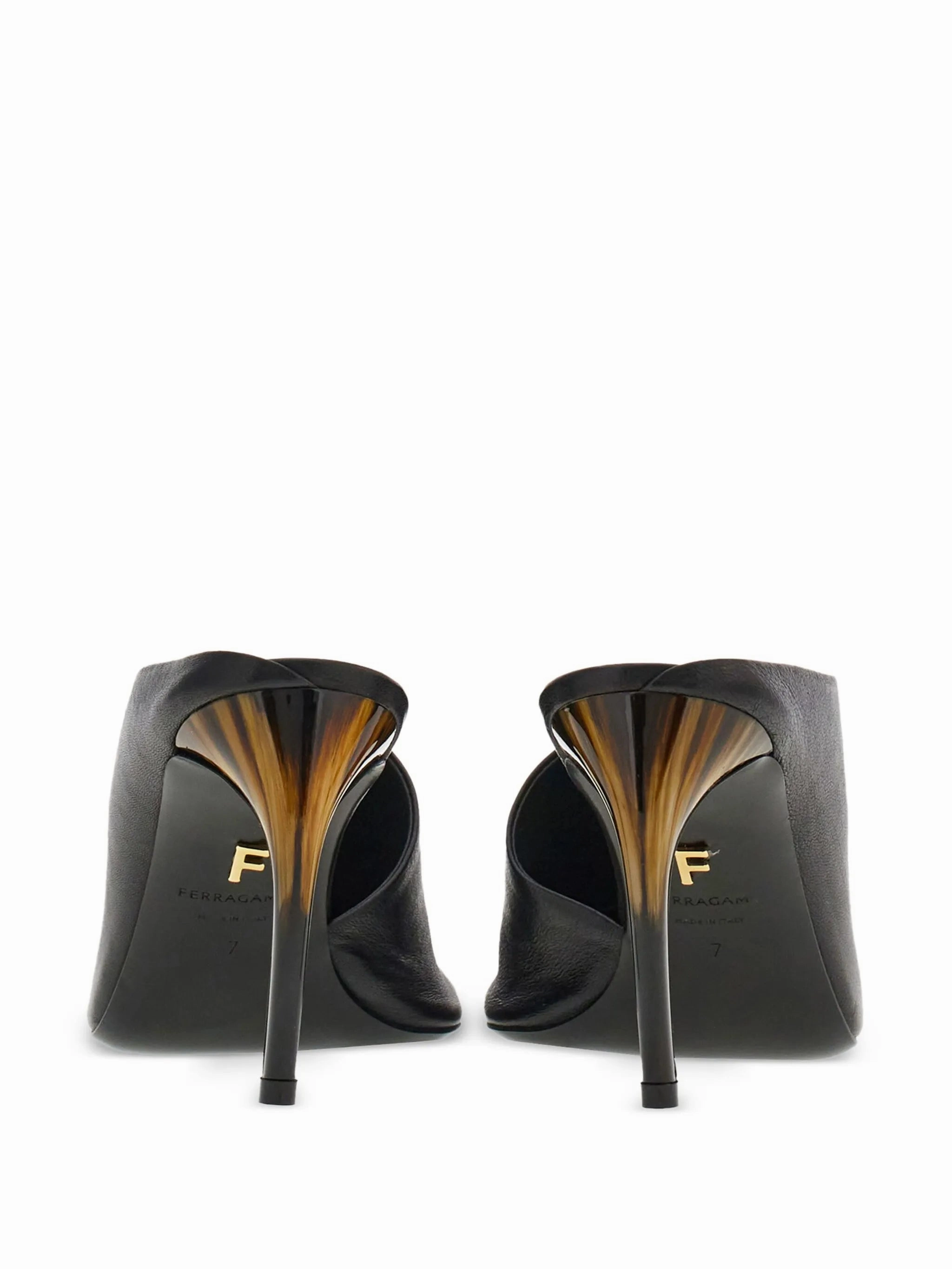 Best Sandals For Summer Curved 85mm leather sandals