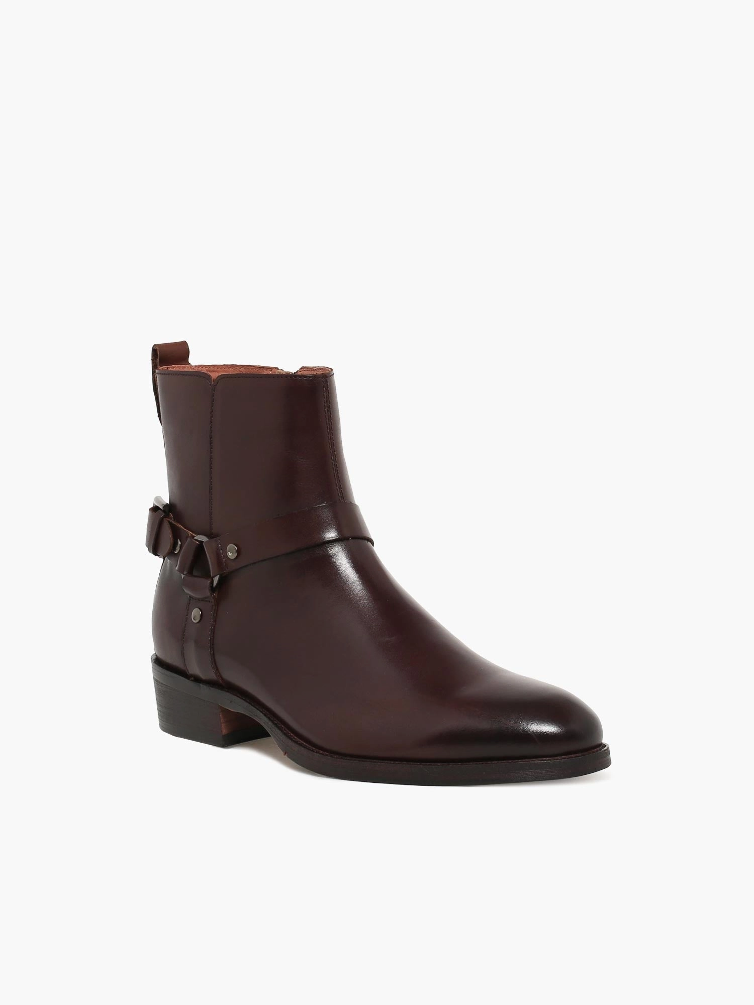 Conor Brown Rock Washed Leather Academy Sports Cowboy Boots