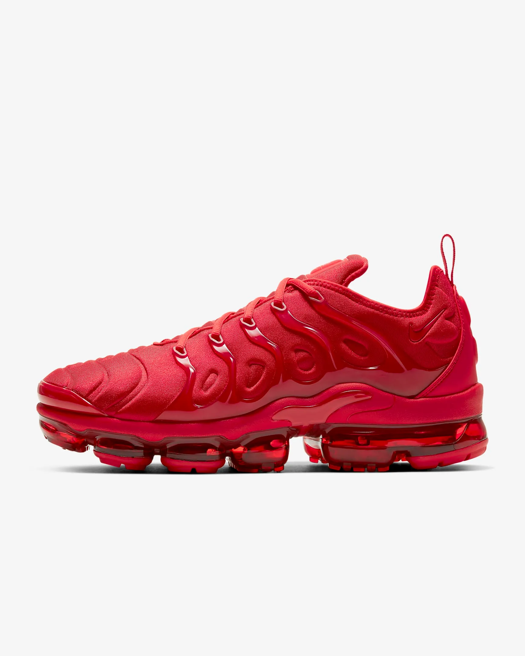 Custom Nike Basketball Shoes Nike Men's Air VaporMax Plus Shoes - University Red