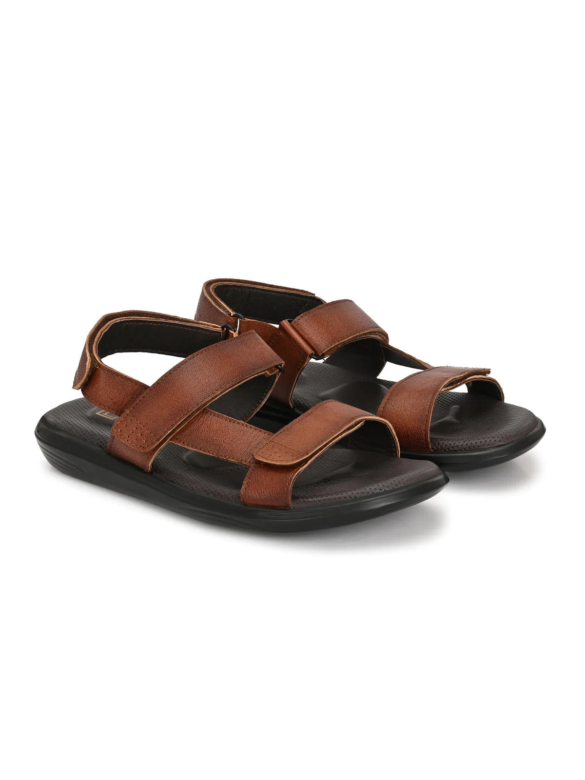 Leather Strappy Sandals Rory Leather Velcro Sandals