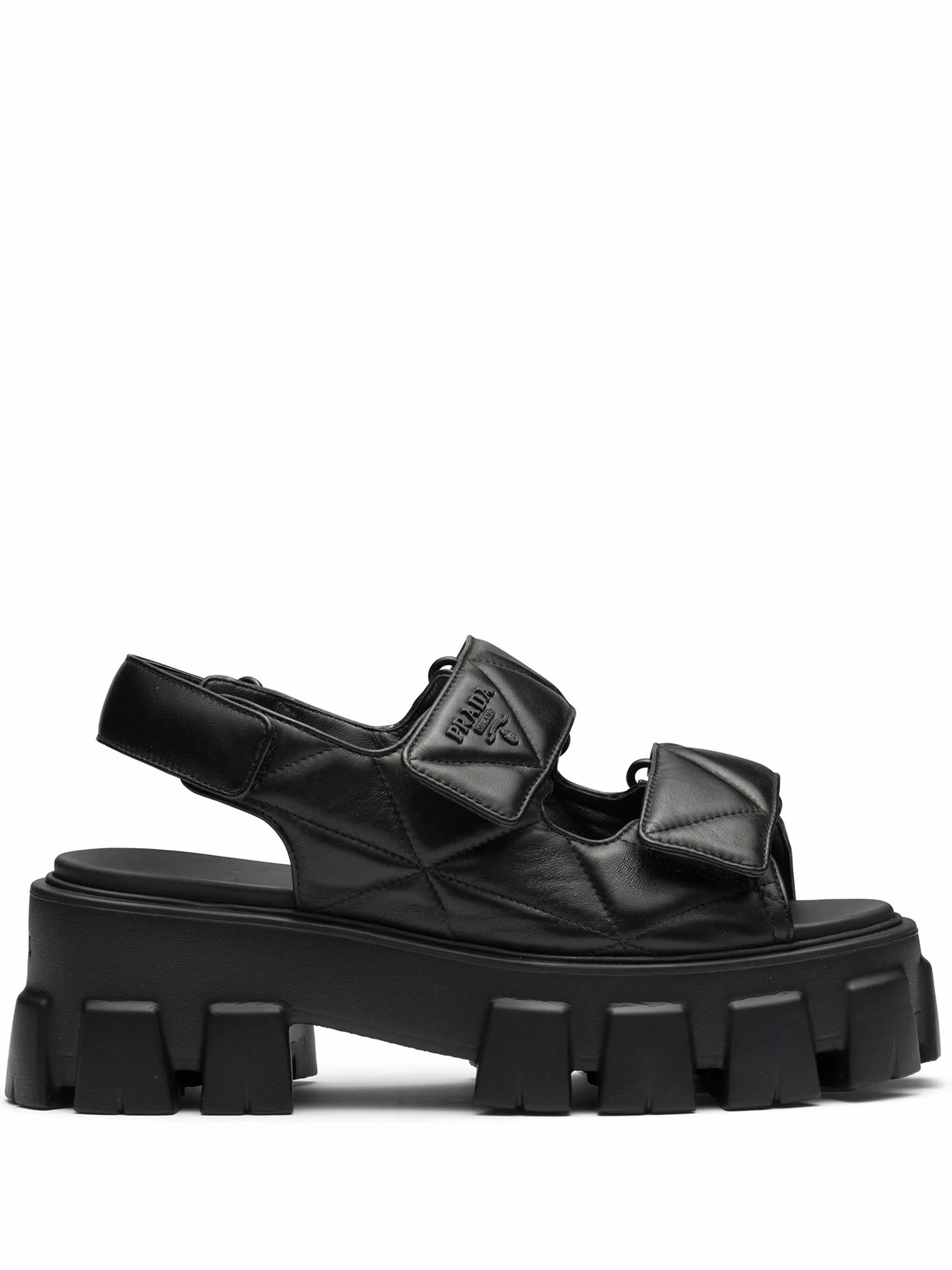 Monolith quilted leather sandals Skechers Cali Sandals