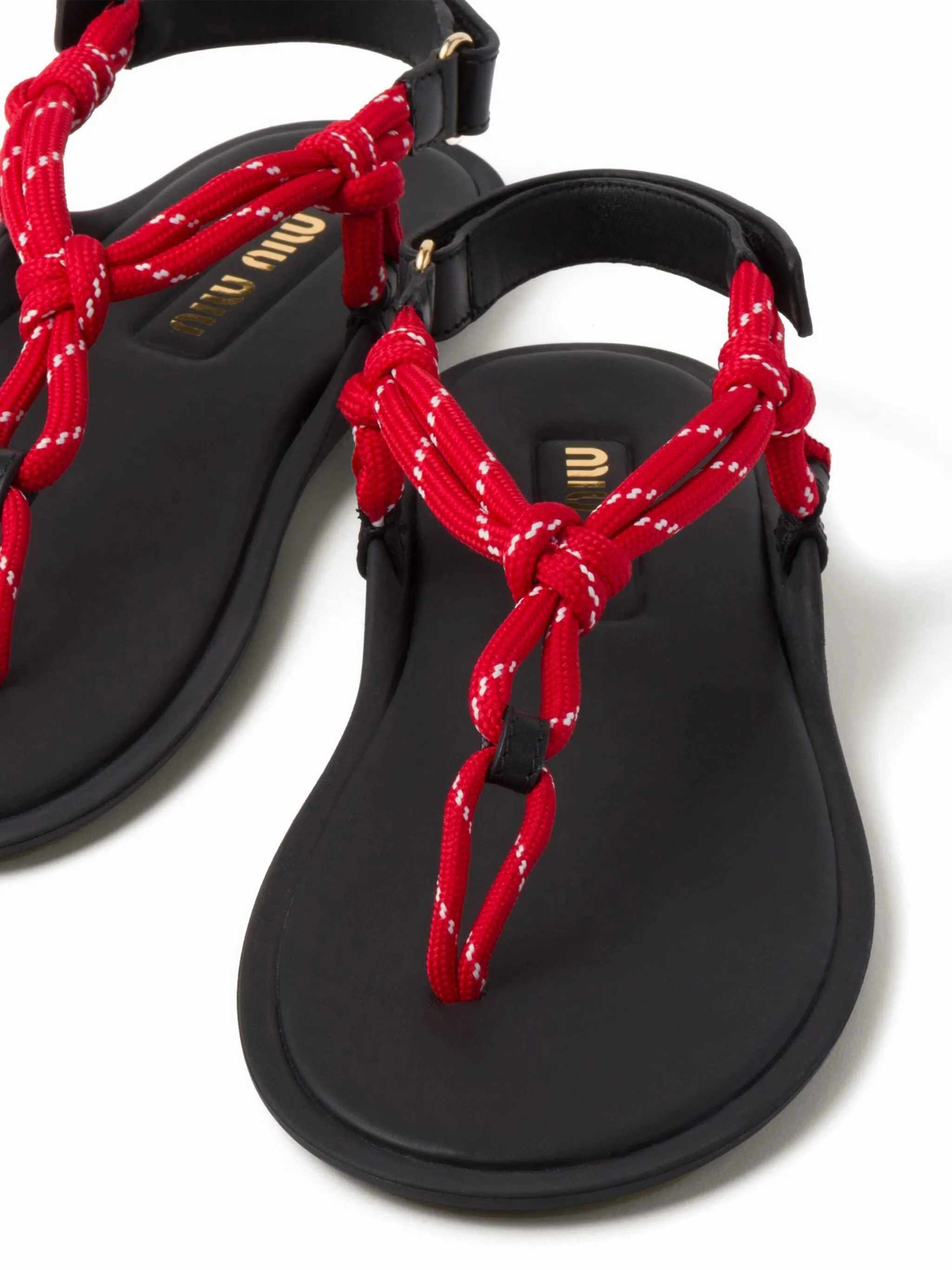 Cliffs Sandals cord-strap leather sandals
