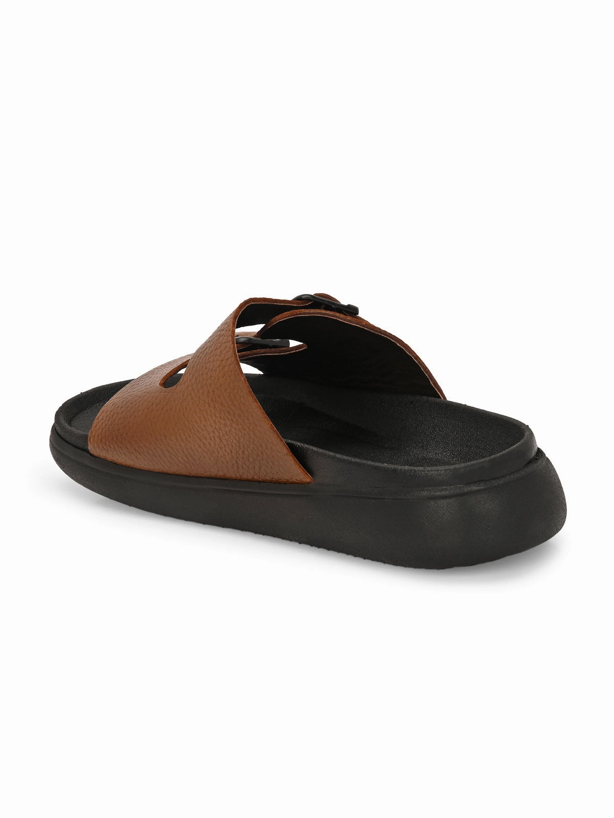 Smell Slippers Kai Double Strap Leather Sliders