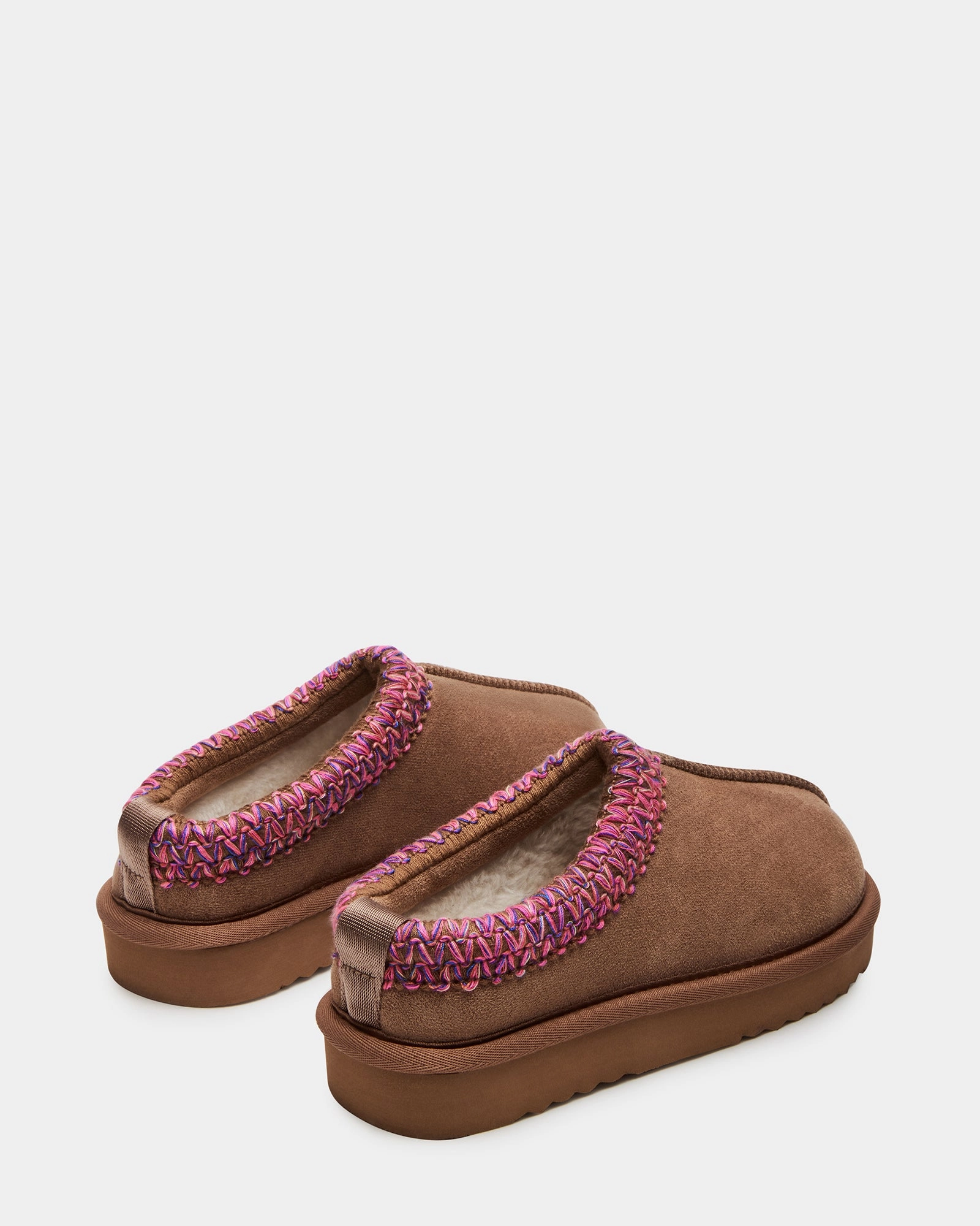 KIDS' SELENA COGNAC Slippers With Good Grip