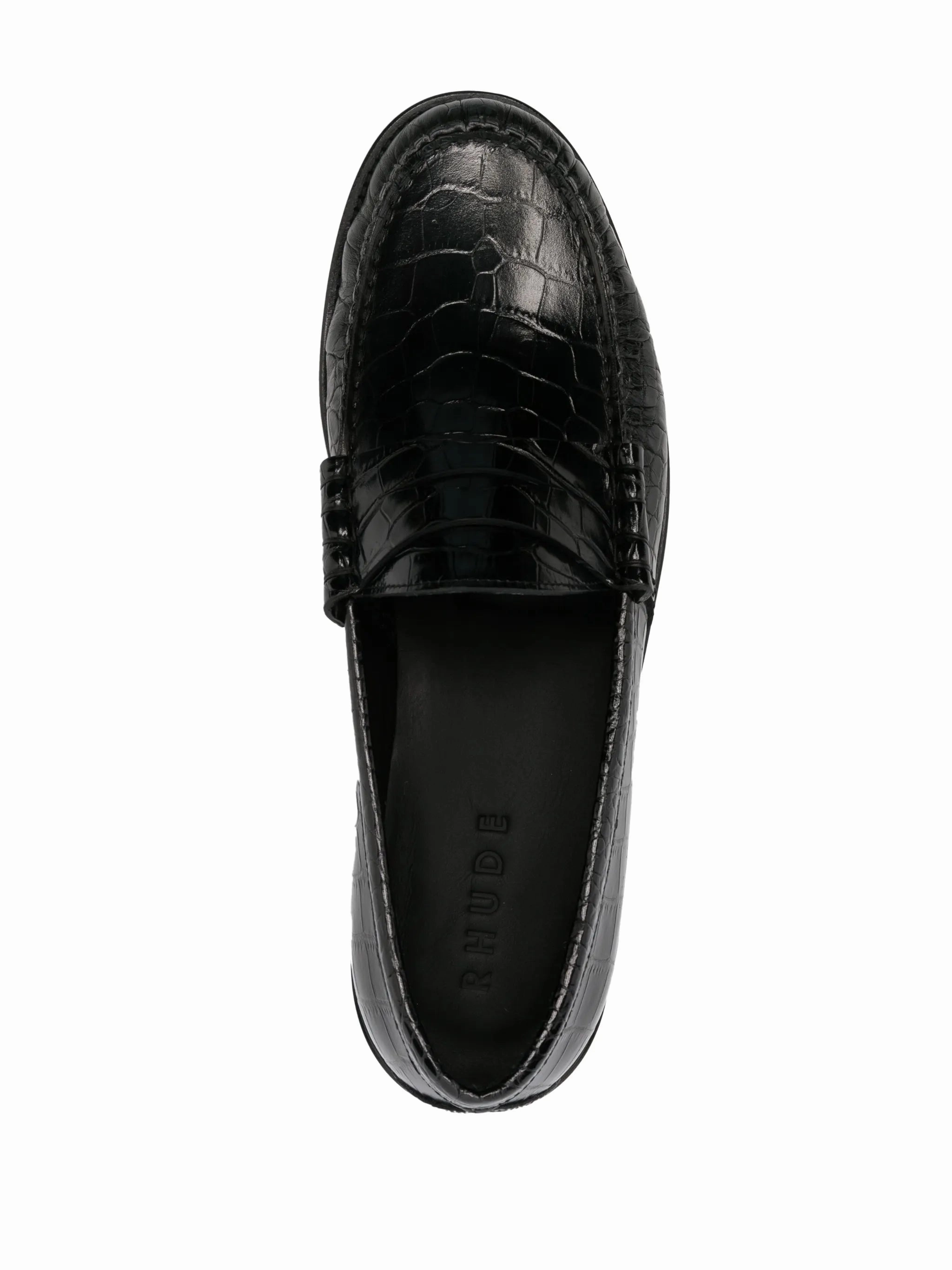 Keds Loafers crocodile-effect leather loafers