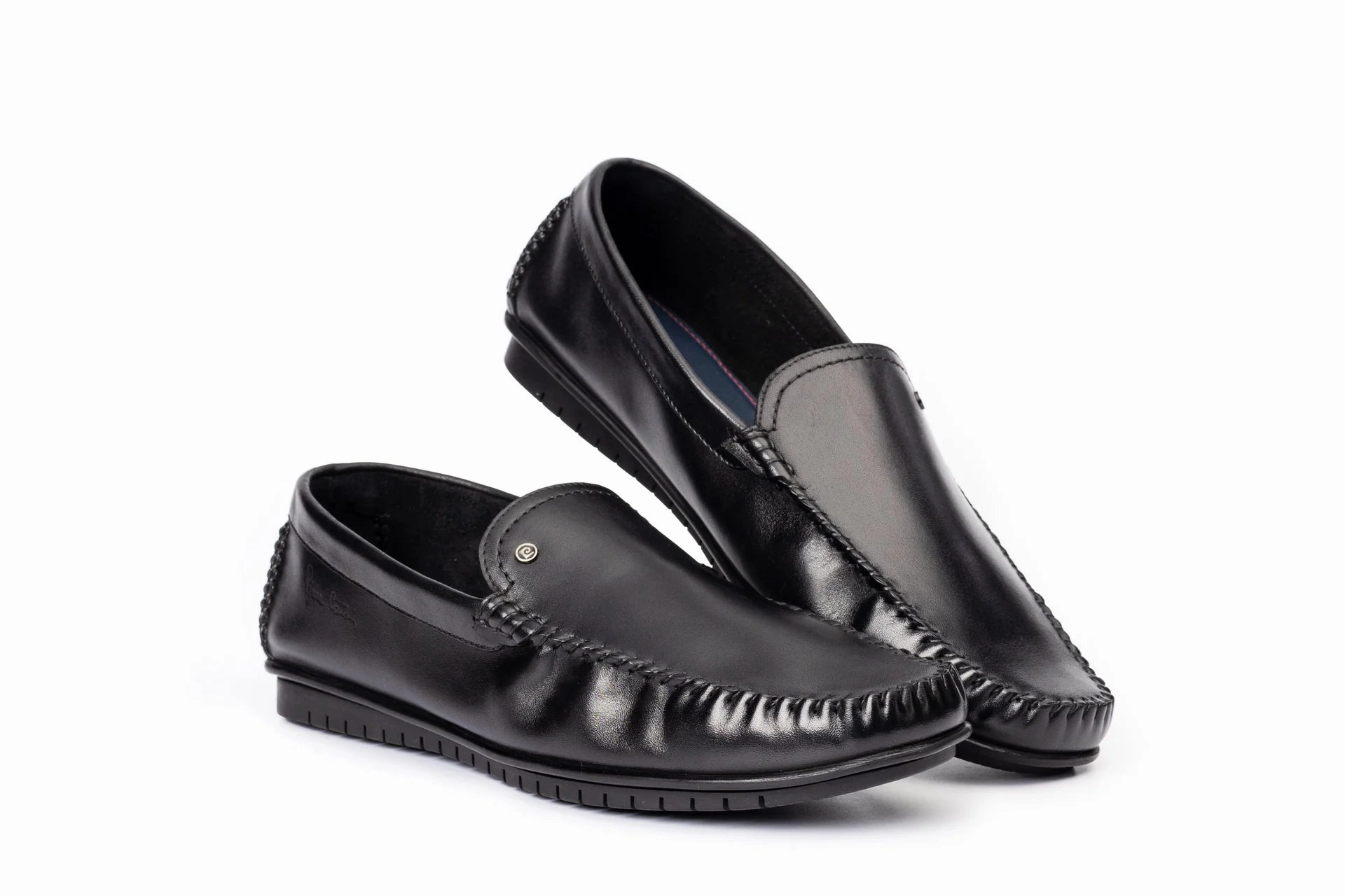 Block Heeled Loafers Cruise Leather Flex Loafers