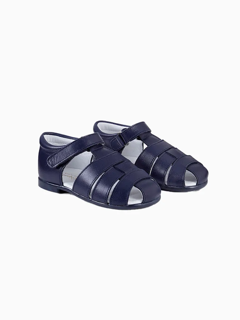 Navy Leather Toddler Toledo Sandals Jeffrey Campbell Platform Sandals