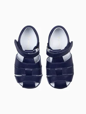 Navy Leather Toddler Toledo Sandals Best Platform Sandals