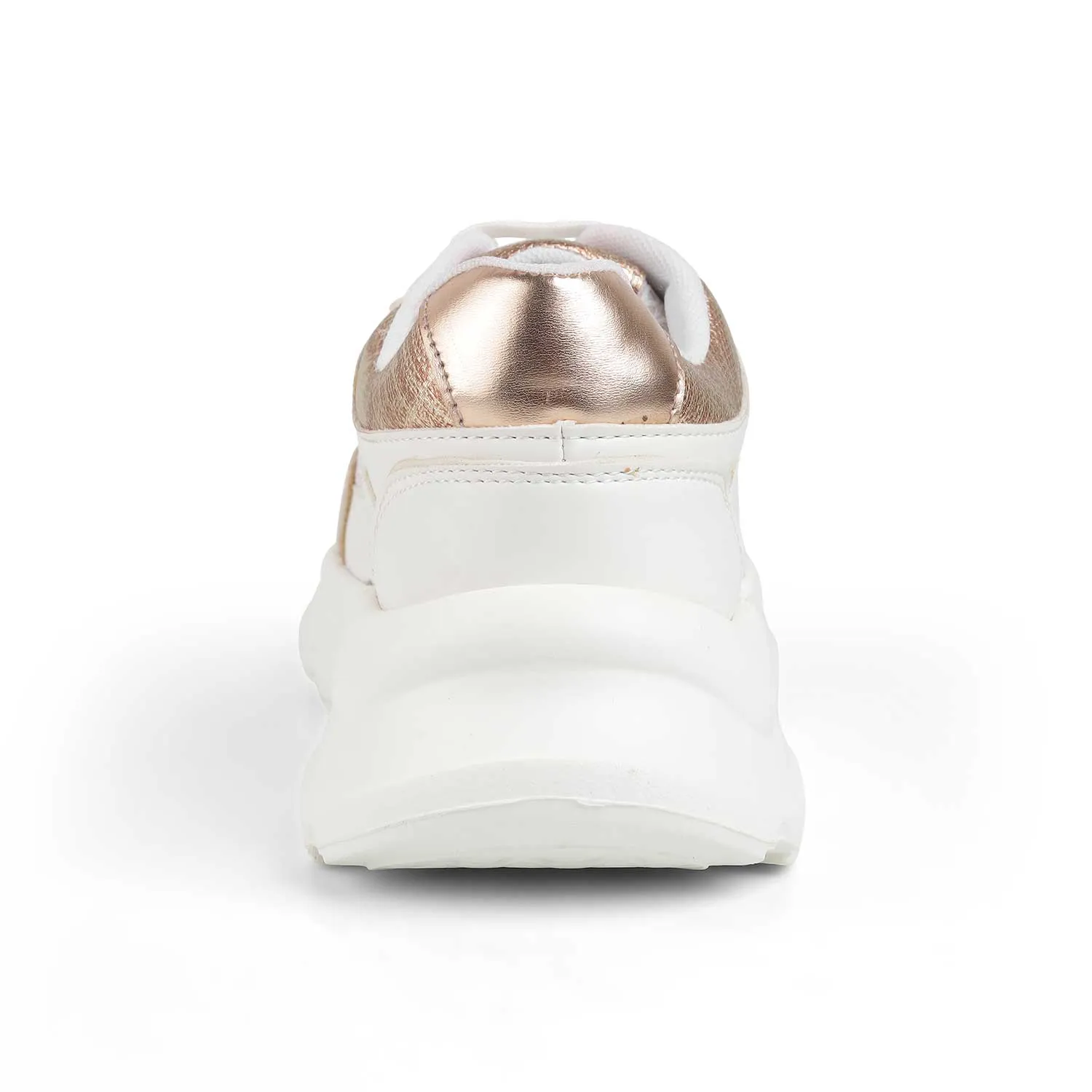 Tresmode White Champagne Women's Sneakers Penguin Sneakers