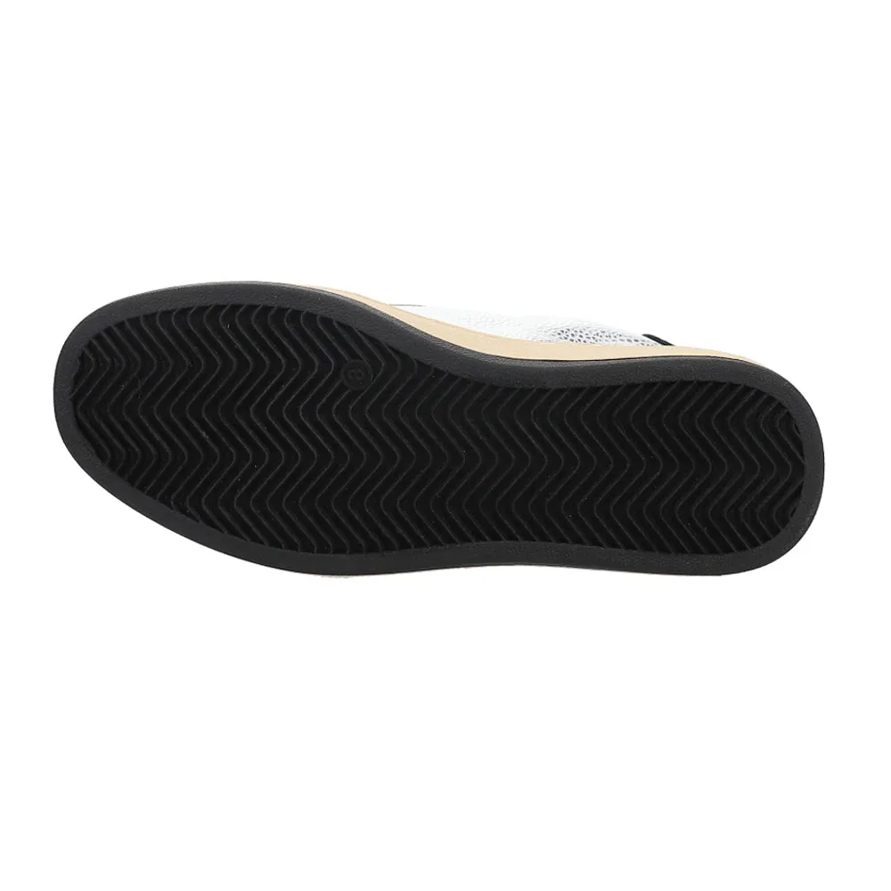 Dakota Metallic Perforated Slip On Sneakers Snap On Sneakers