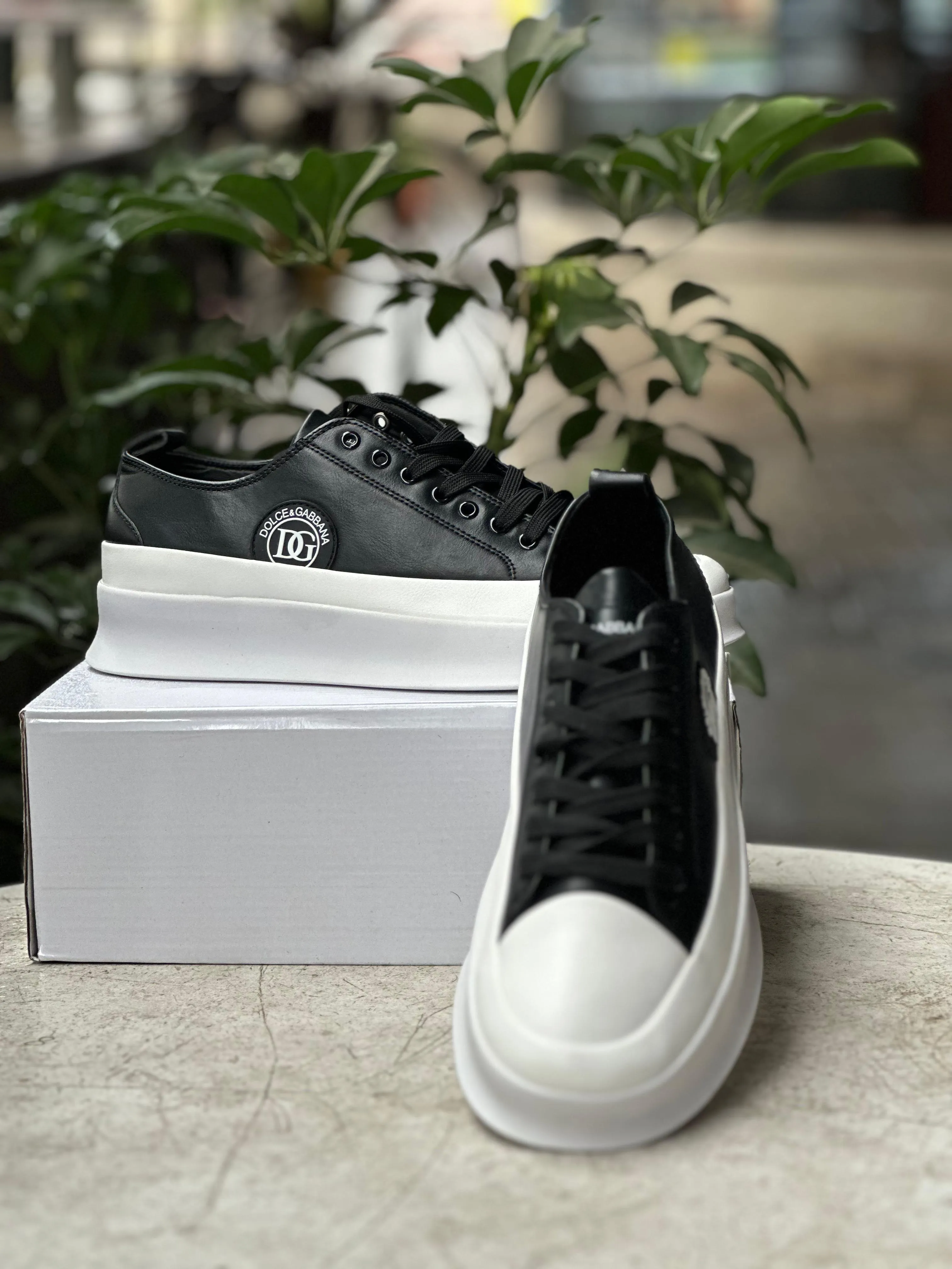 Top Cheap Sneakers D&G  Platform Low-Top Sneakers