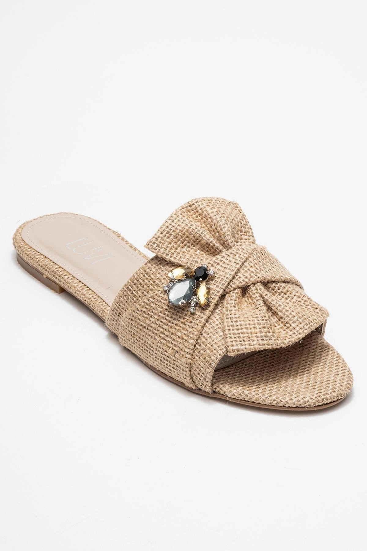 Daphne Raffia Bow Slide Sandal Ugg Tasman Slippers