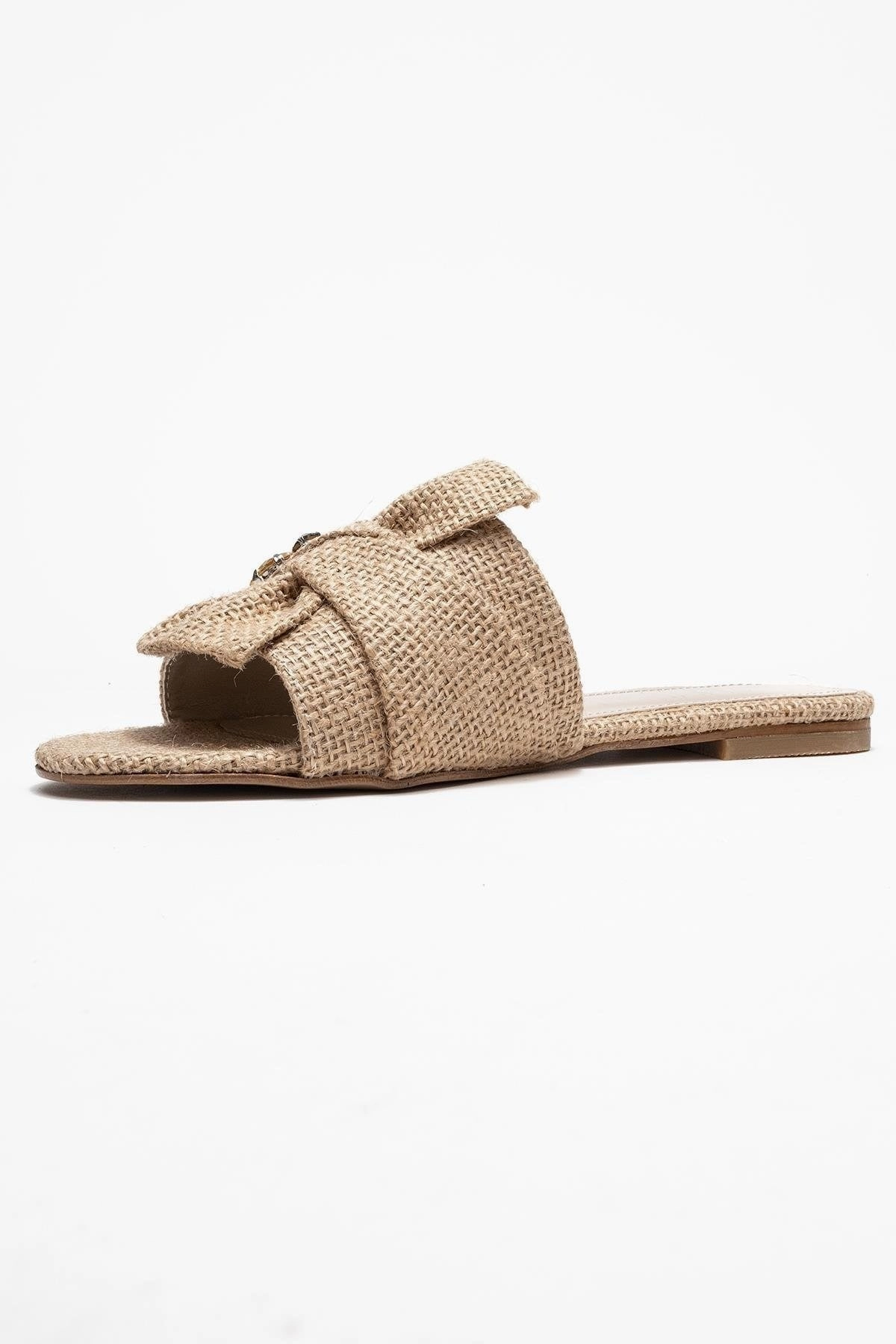 Daphne Raffia Bow Slide Sandal Plants For Sale