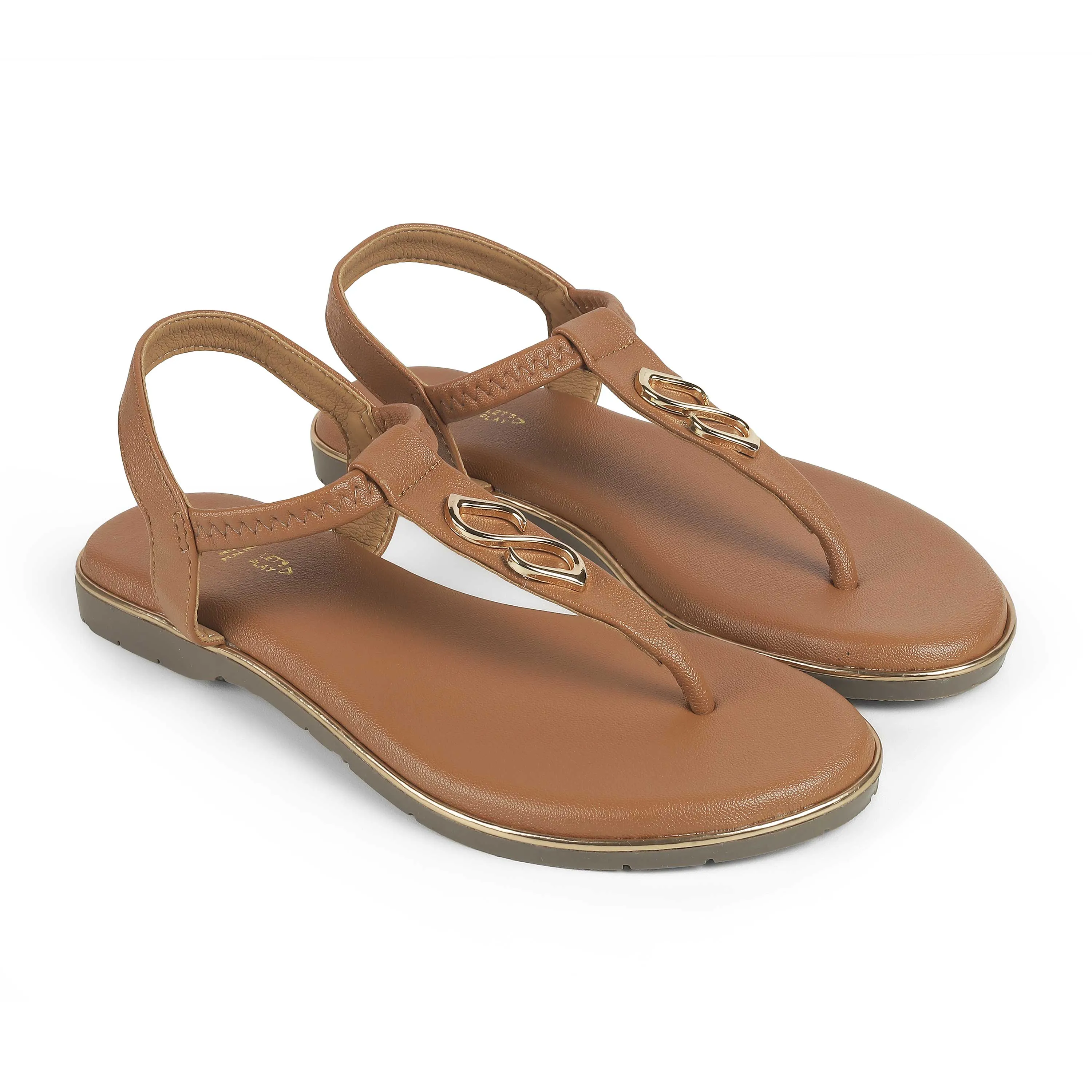 Leather Flat Dress Shoes Tresmode Sola Tan Women's Dress Flats