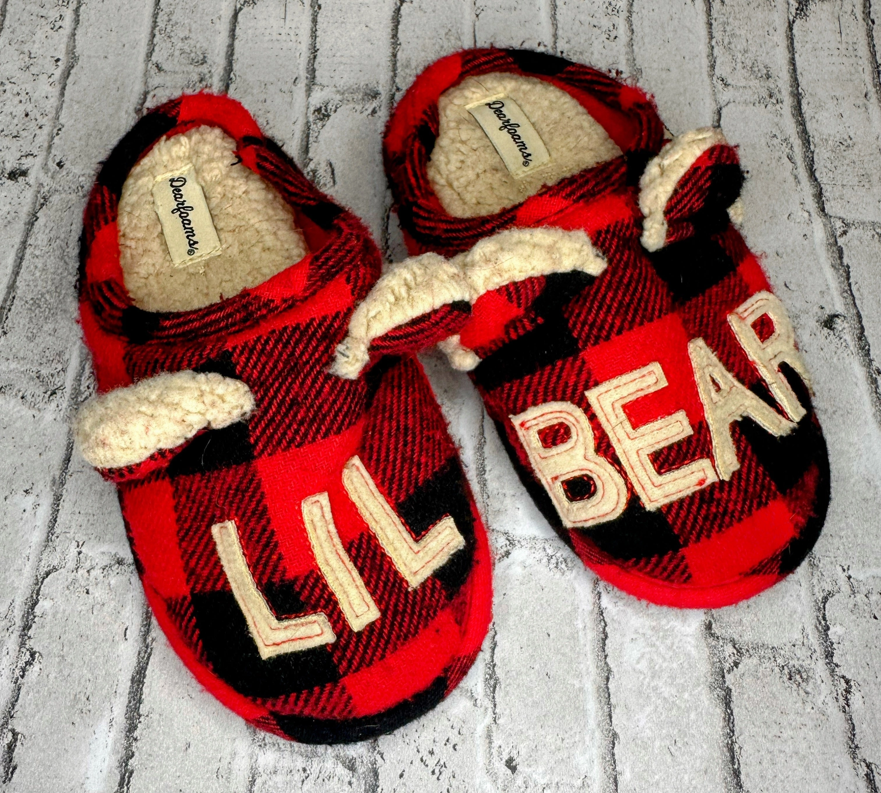 Dearfoams: Lil Bear Slippers - 9/10c Ballet Slippers Nail