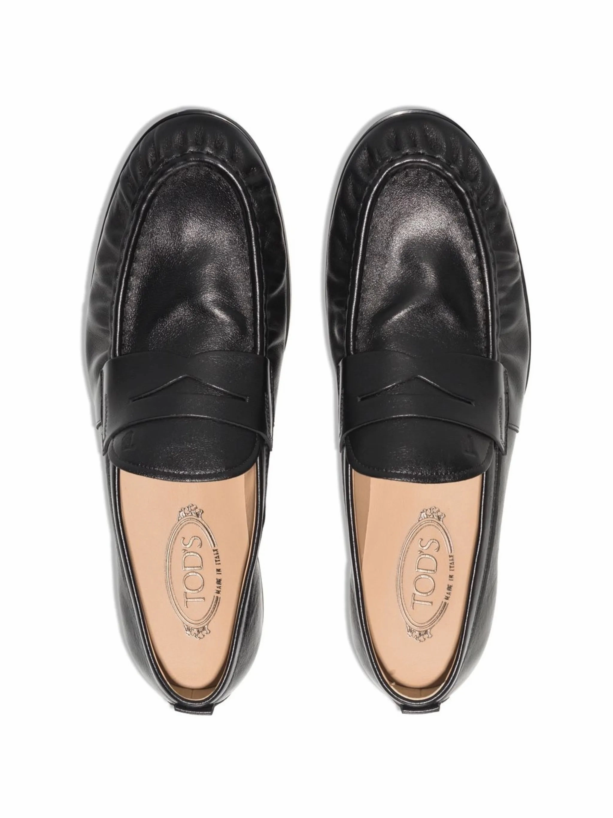debossed-logo penny loafers Shoes Uae Loafers