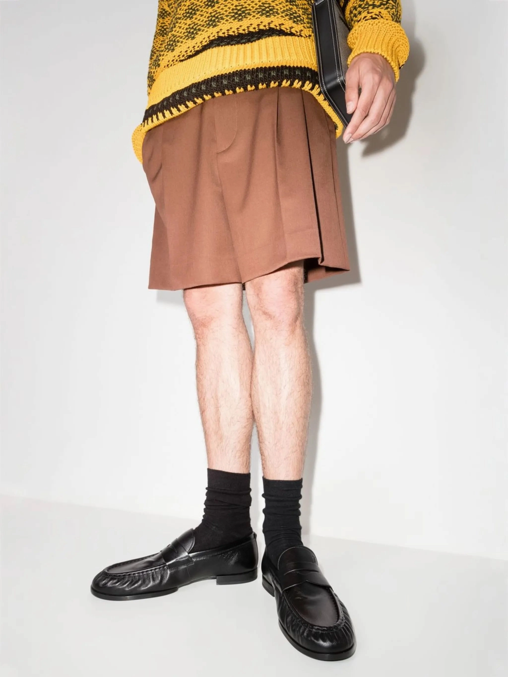 debossed-logo penny loafers Jeans And Loafers Outfit