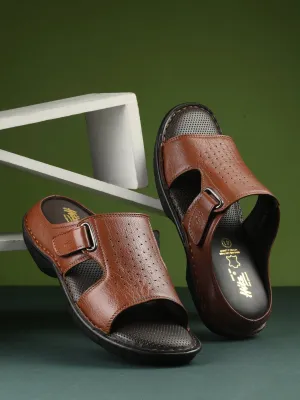 Best Dress Sandals Declan Leather Velcro Cushion Slippers