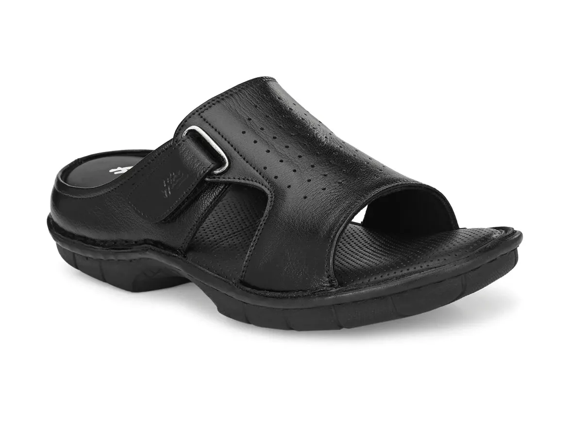 Declan Leather Velcro Cushion Slippers In Macy's