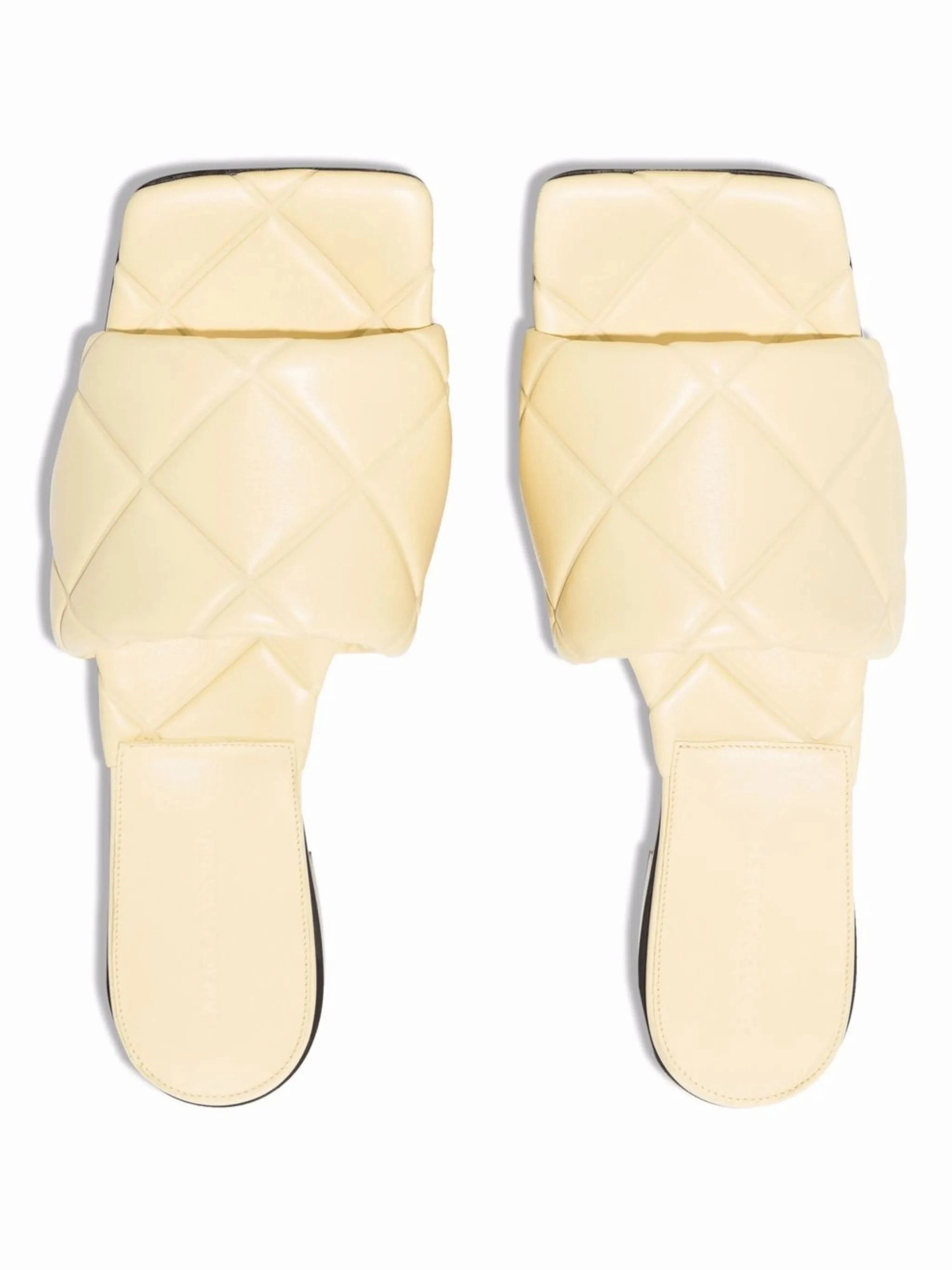 diamond-quilt open-toe sandals Montego Bay Jamaica Sandals