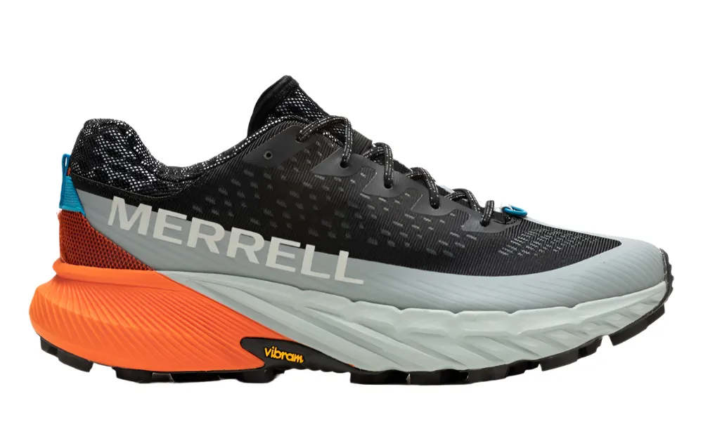Merrell Agility Peak 5 - Black/Orange Best Trail Shoes For Cushioning