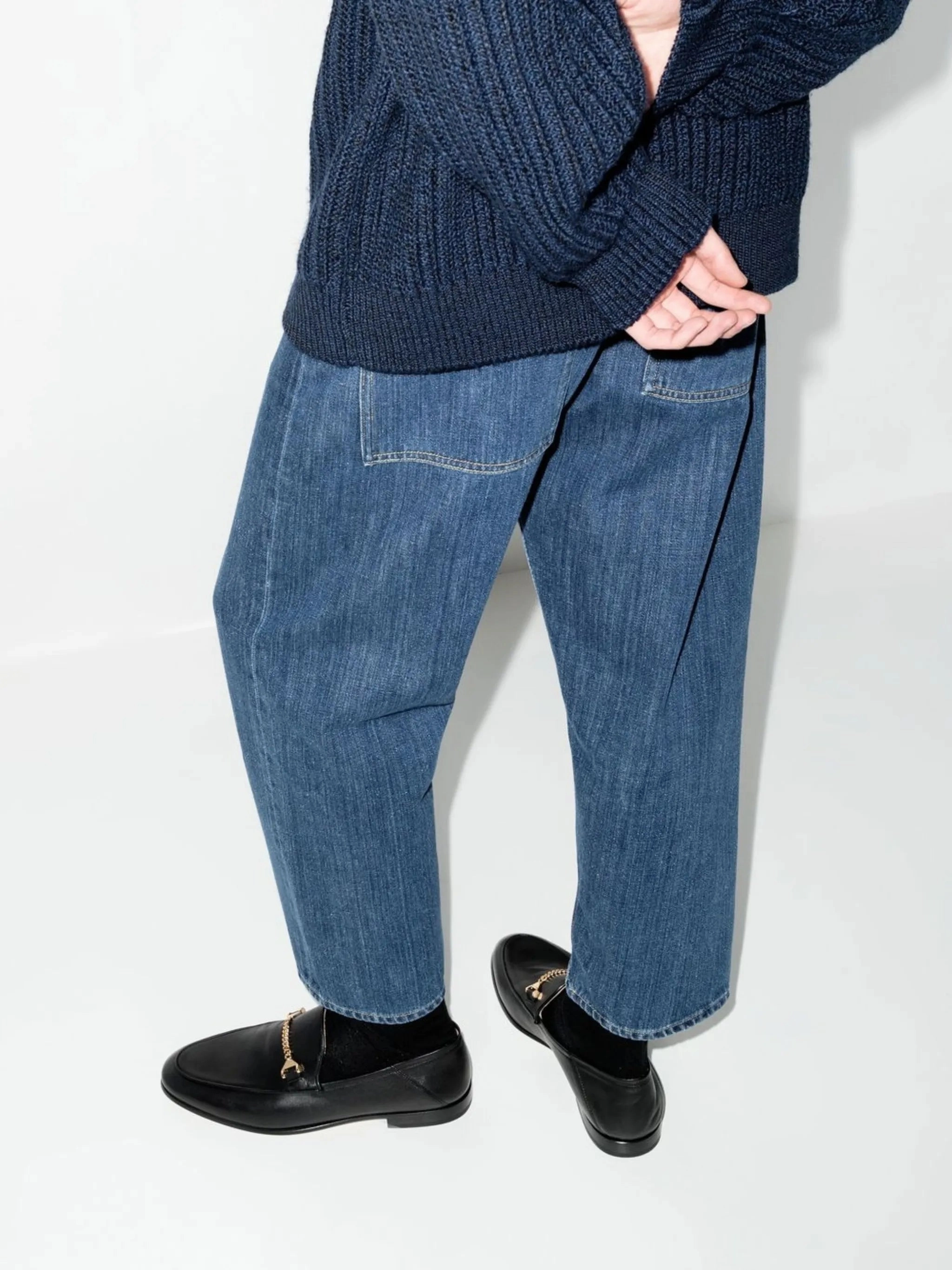 Stories Loafers Debbie leather penny loafers