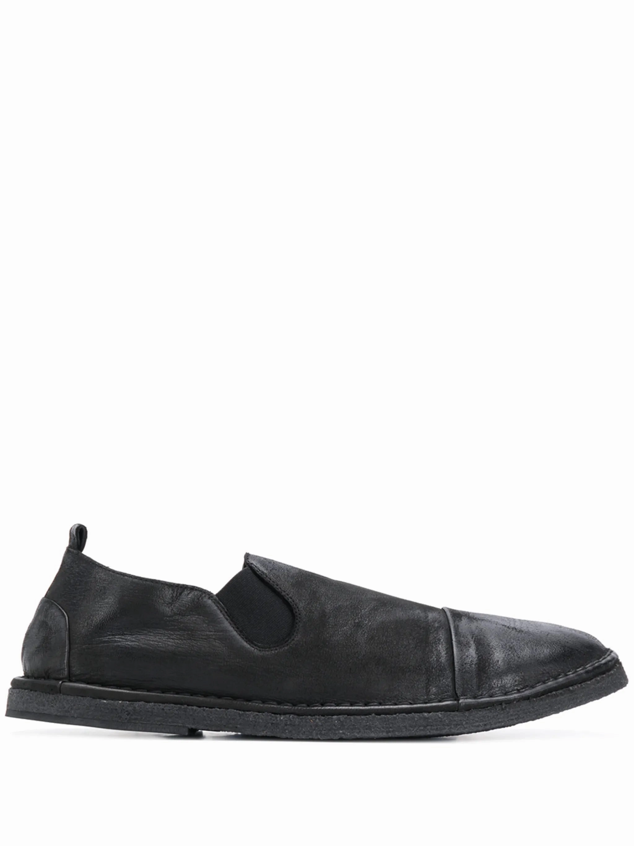 Mr Porter Loafers distressed-effect slip-on loafers
