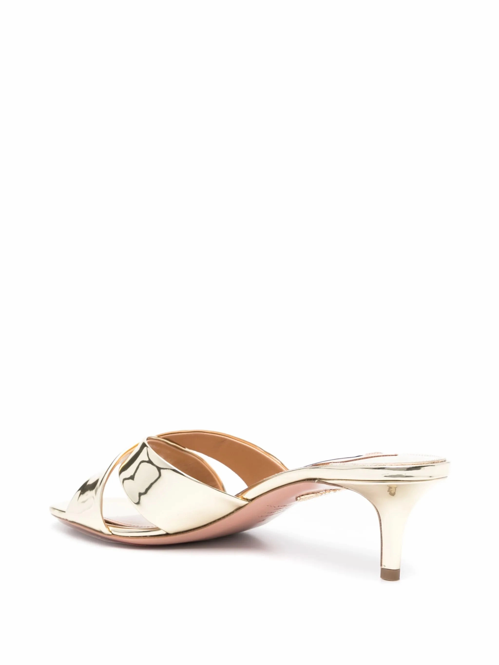 Trending Sandals Divine 50mm mirrored mules