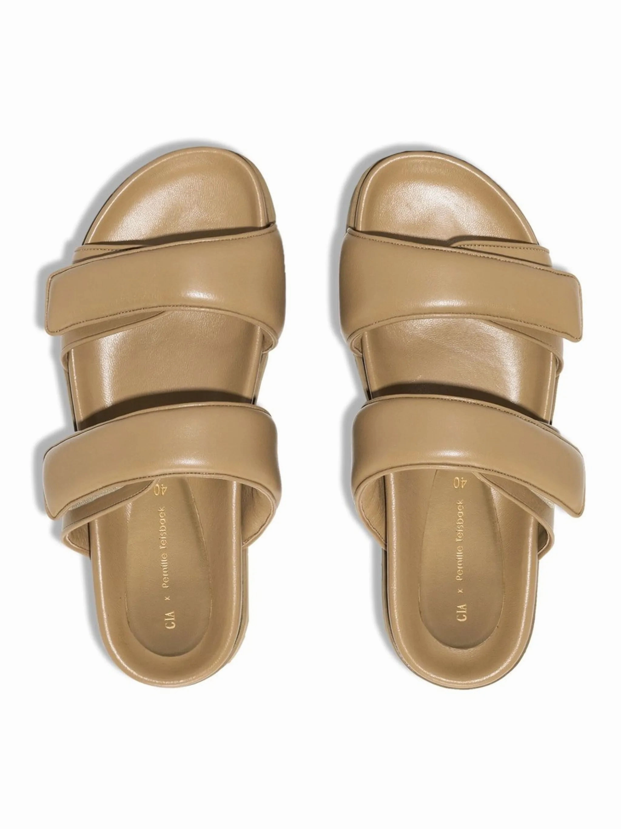 Qupid Sandals double strap flat sandals