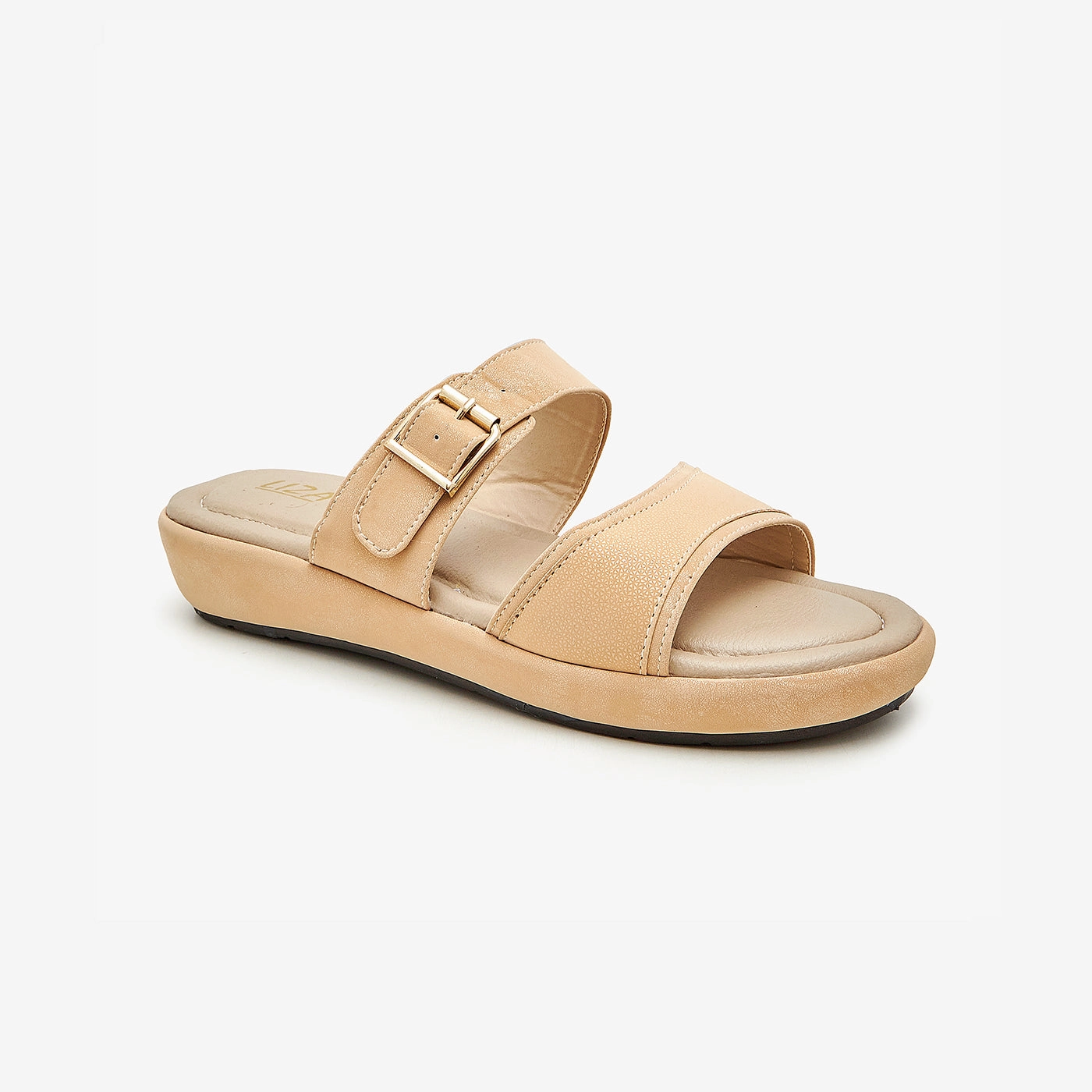 Double Strapped Slippers Plush Slippers