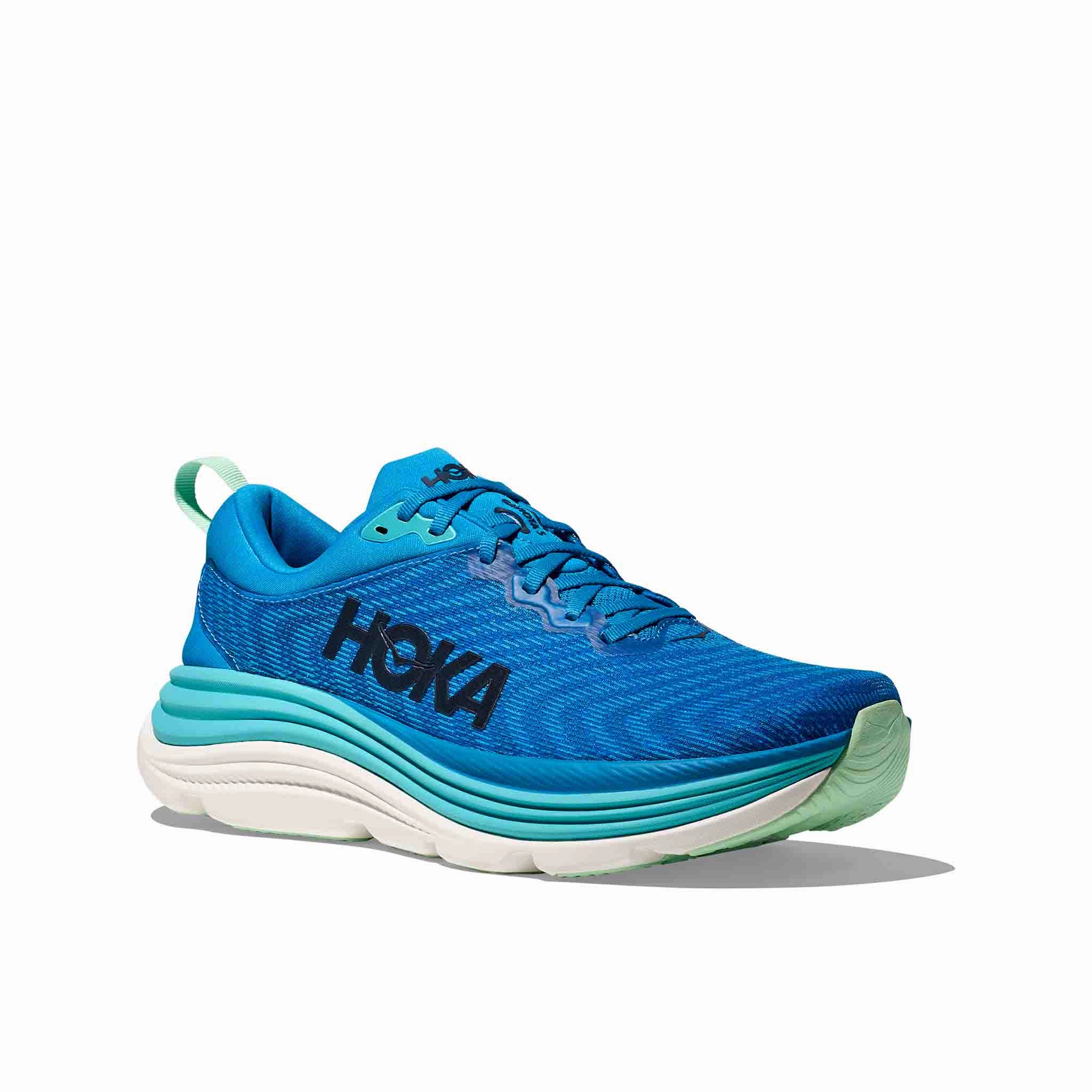 HOKA | Men's Gaviota 5 Running Shoes - Hoka Blue/Cielo Blue Shoes For Running