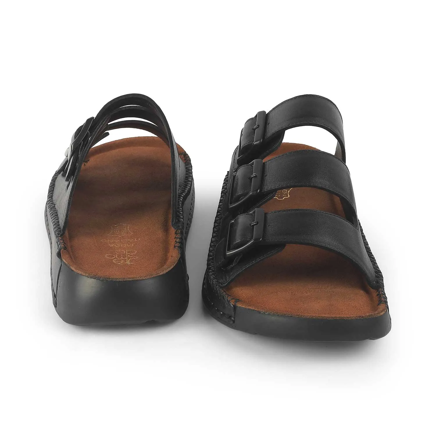 Sandals Weddings Tresmode Jagri Black Men's Sandals