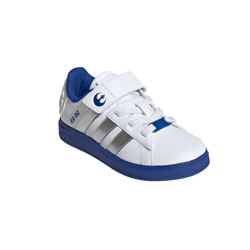 Adidas Fitfoam Golf Shoes Droids Grand Court 2.0 Lace Up Sneakers (Little Kid-Big Kid)