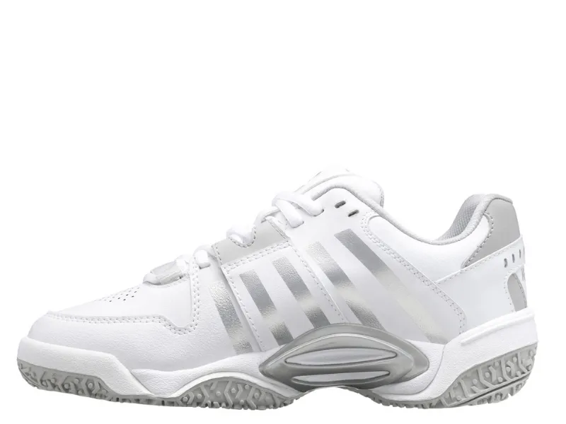 Best Tennis Shoes With Arch Support K-Swiss Accomplish IV Omni Ladies Tennis Shoe (White/Blue/Silver)