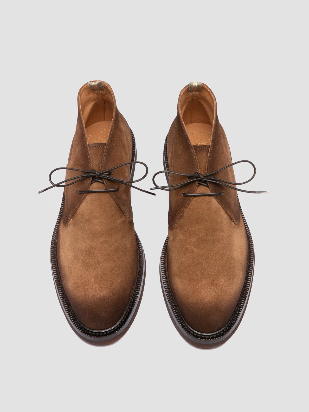 DUDE FLEXI 004 - Brown Suede Chukka Boots Neon Boots Club