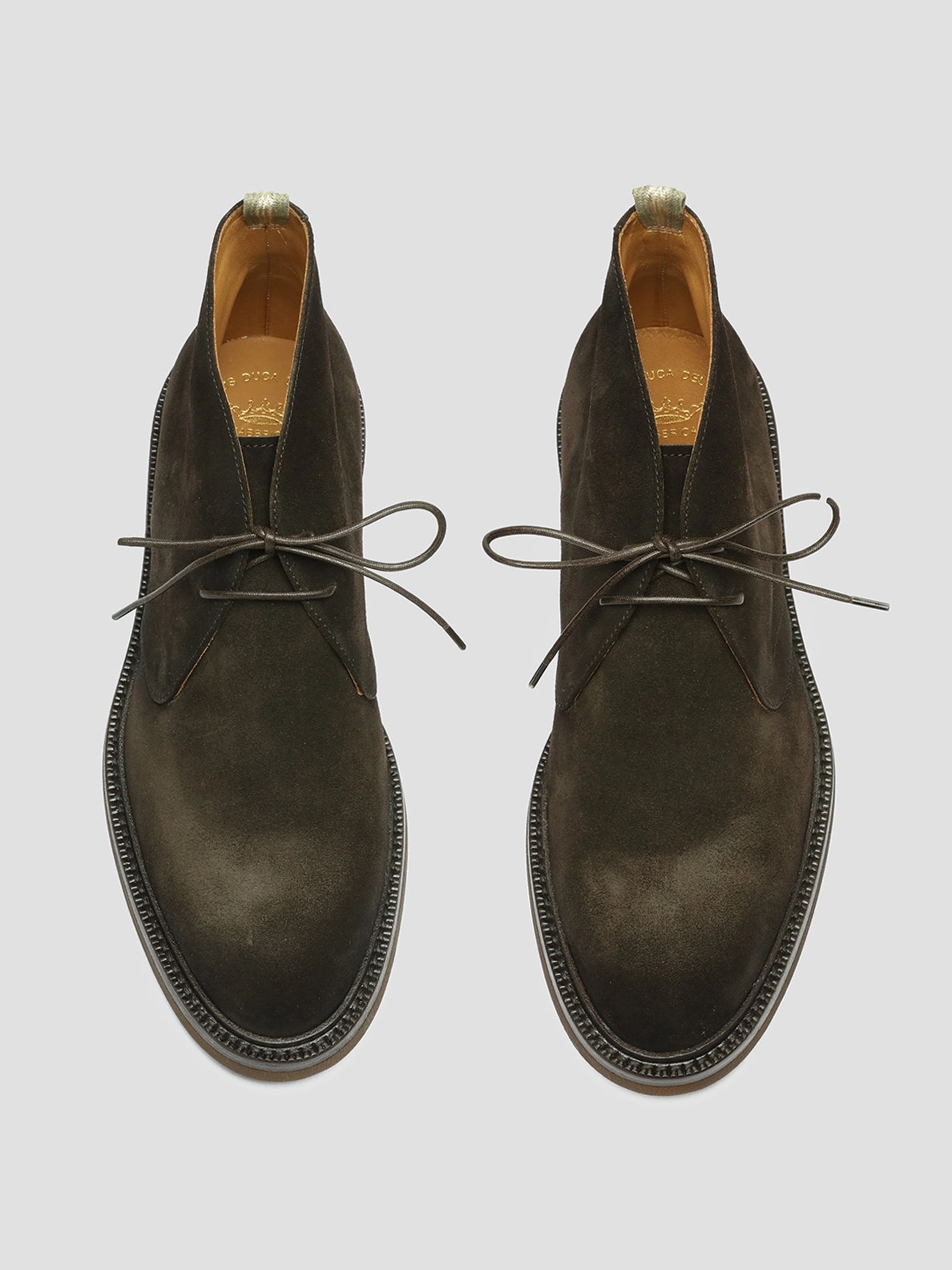 DUDE FLEXI 004 - Brown Suede Chukka Boots Arctic Apres Short Boots