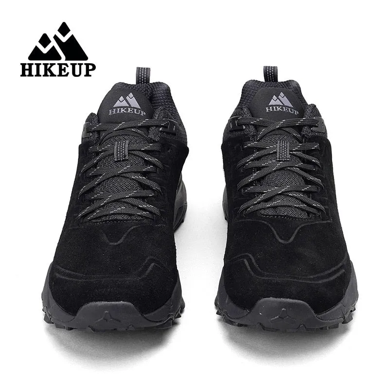 HIKEUP Leather Hiking Shoes for Men great for Outdoors orthopedic cushion sole/ FREE Shipping 15 days Climbing Shoe Resole