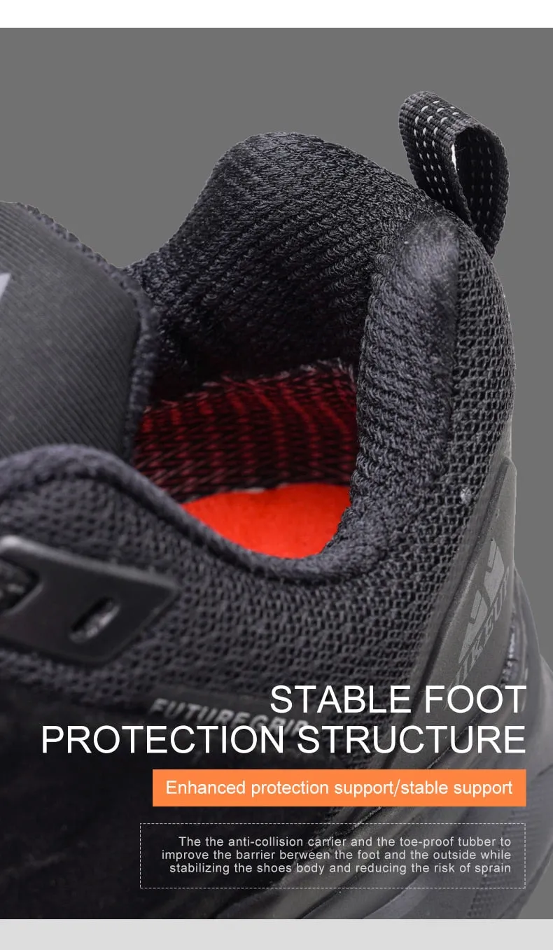 HIKEUP Leather Hiking Shoes for Men great for Outdoors orthopedic cushion sole/ FREE Shipping 15 days Grandview Gtx Mid Hiking Shoes