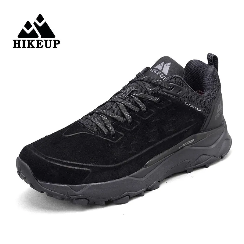 HIKEUP Leather Hiking Shoes for Men great for Outdoors orthopedic cushion sole/ FREE Shipping 15 days Hiking Shoes With Traction