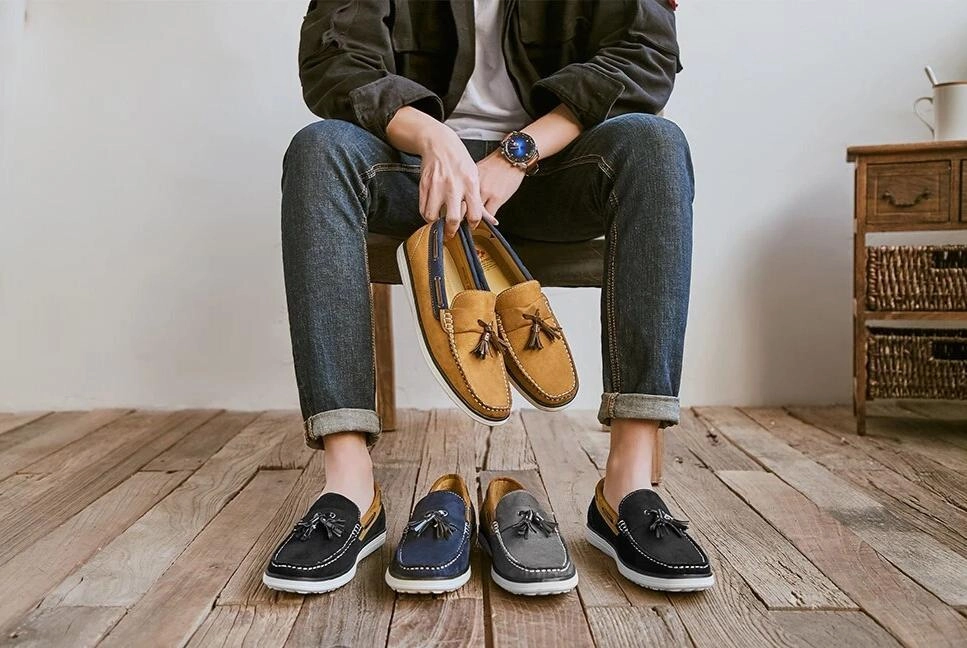 West Louis Casual Comfortable Loafers Pink Gucci Loafers