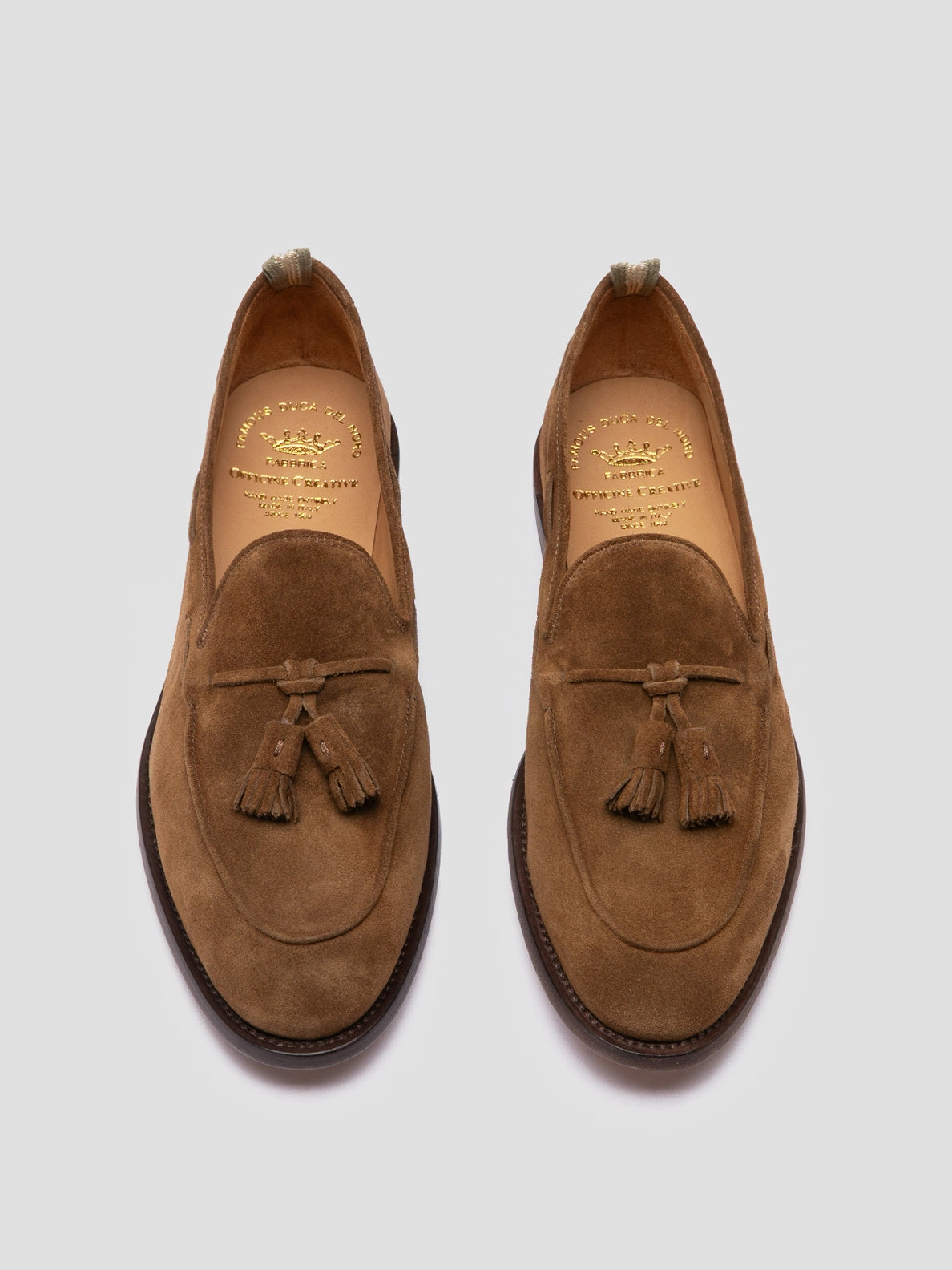 OPERA 002 - Brown Suede Tassel Loafers Loafers Allen Edmonds