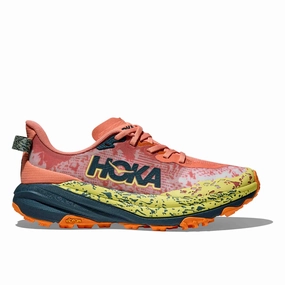 Extra Wide Shoes HOKA | Women's Speedgoat 6 Running Shoes - Feldspar/Blue Twilight