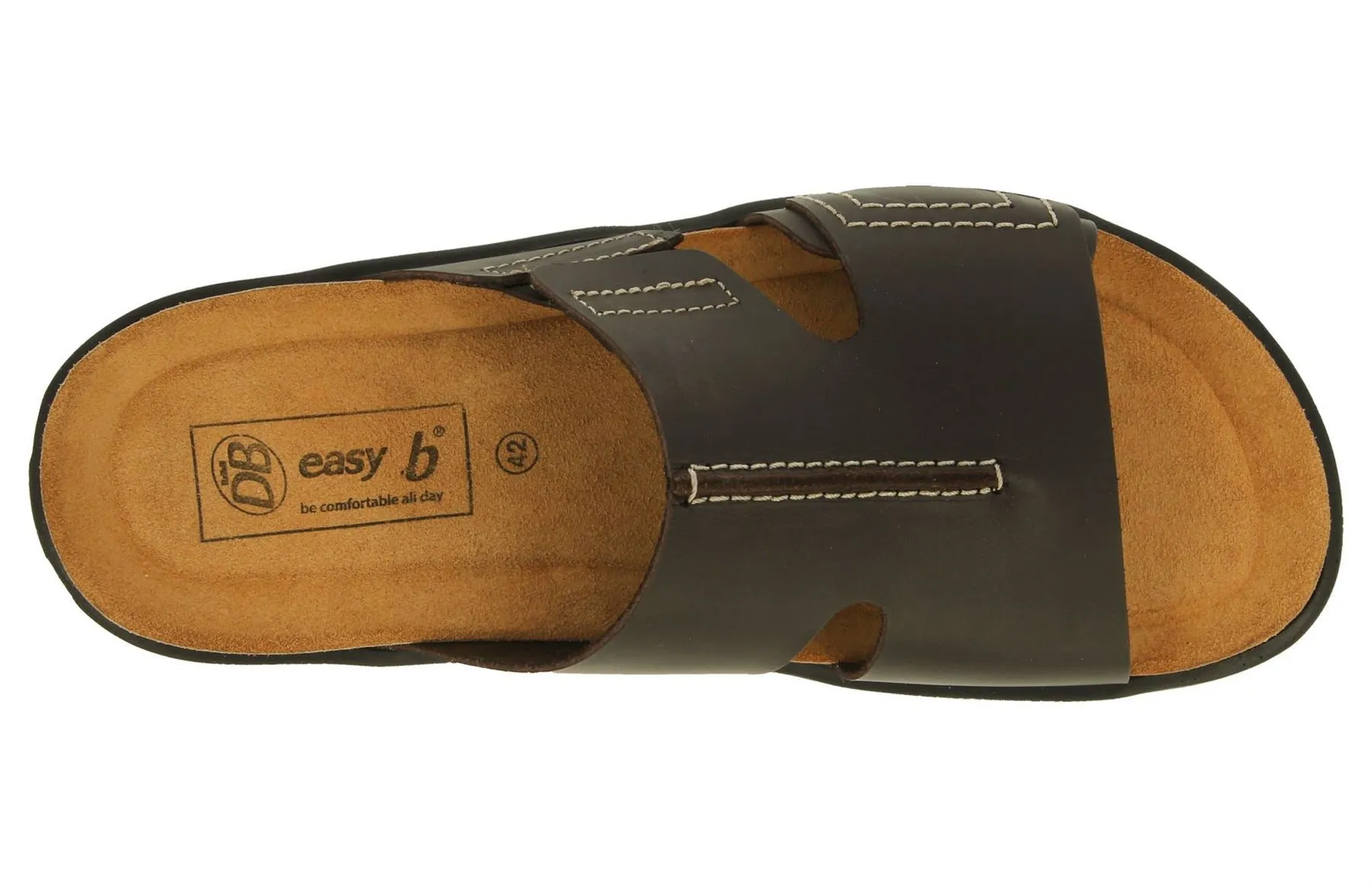 Men's Wide Fit DB Adam Mule Sandals Puffer Sandals