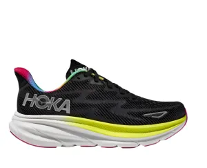 HOKA Men's Clifton 9 Sneaker - Black/All Aboard Dickies