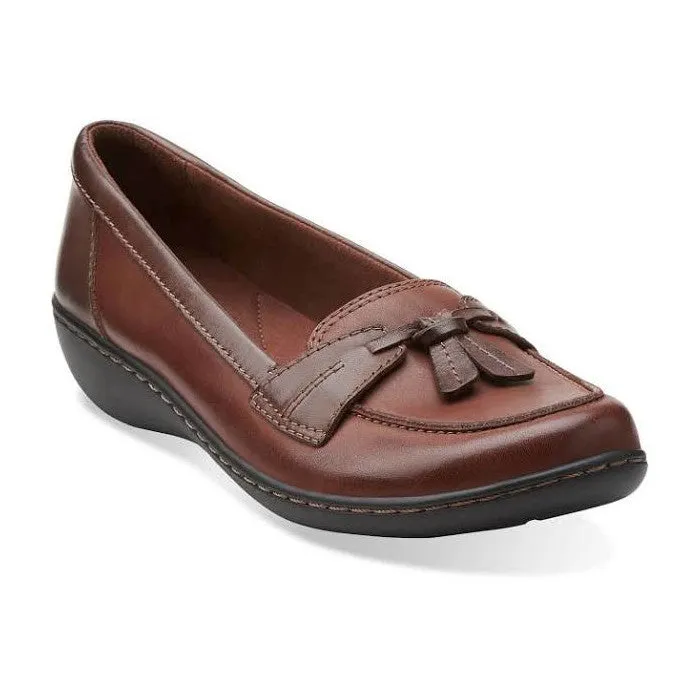 Clarks Women's Ashland Bubble Loafer - Brown Brooklyn Loafers