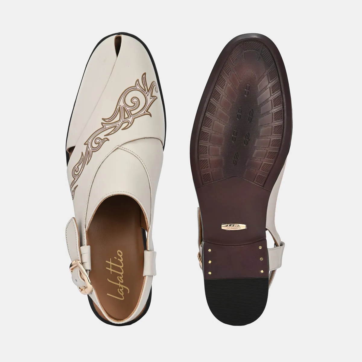 Foot Inserts For Sandals Noble Hand Painted Leather Peshawari Sandals