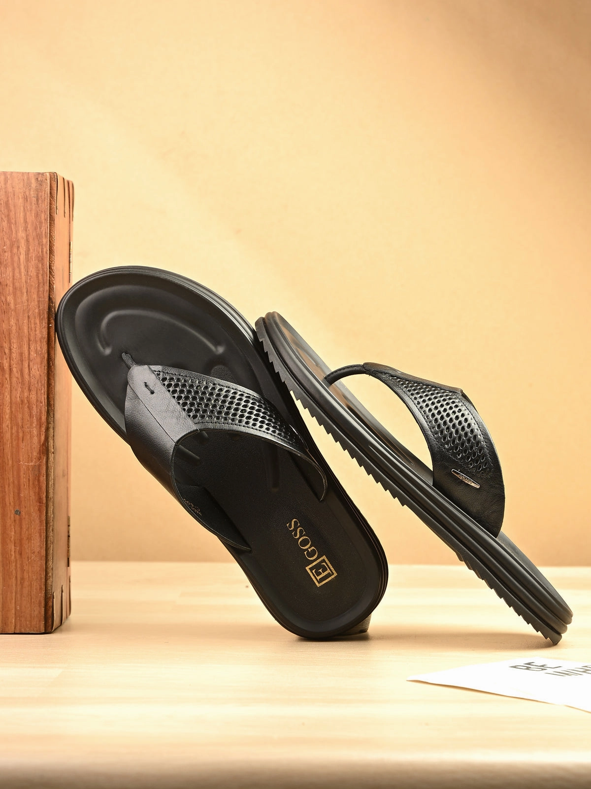 Cushioned House Slippers Peekn Comfort Leather Slippers