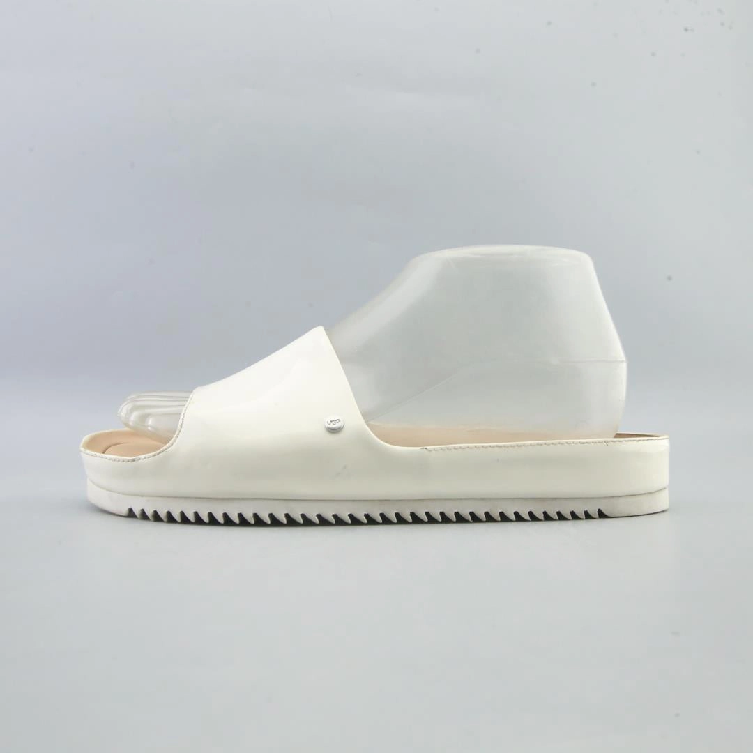 UGG  JANE PATENT SLIDE Australian Shearling Clog Slippers